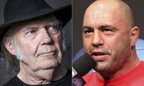 Spotify removes Neil Young music in feud over Joe Rogan’s false Covid claims